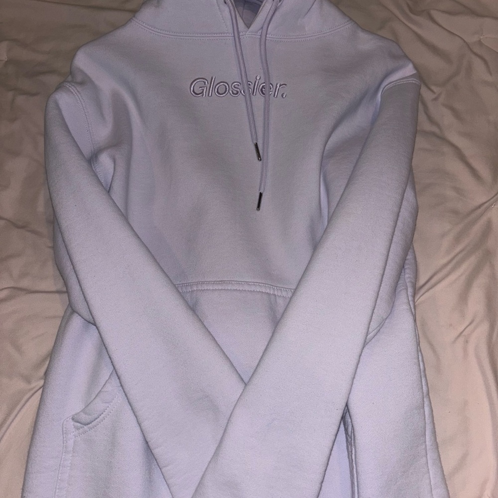 Glossier Women's Light Purple Hoodie